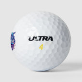 Celebrating sagittarius golfball (Logo)