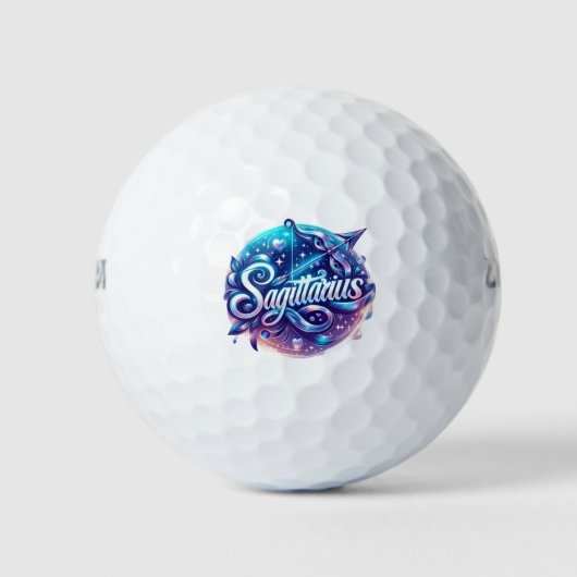 Celebrating sagittarius golfball (Vorderseite)