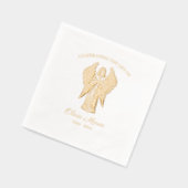 Celebrating the Life - Angel Memorial Servietten Mit Folie (Links)