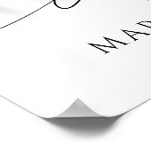 Celebrating the Life Photo Botanical Welcome Sign Poster (Ecke)