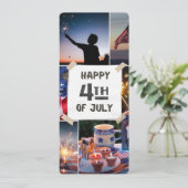 #CelebratingHappy4thOfJulyFlatCard (Stehend Vorderseite)