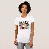 Celebration Black History Month Womens  T-Shirt (Vorne ganz)