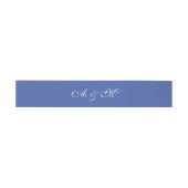 "Celebration Blue" Einladungsbanderole (Flach)