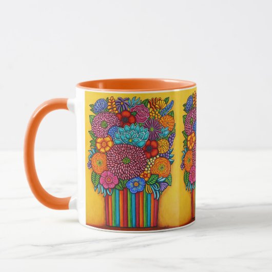 Celebration Bouquet Kaffee Tasse (Links)