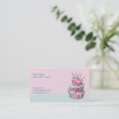 Celebration Cake Business Card Visitenkarte (Stehend Vorderseite)