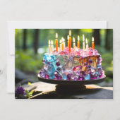 Celebration Cake Feiertagskarte (Vorderseite)