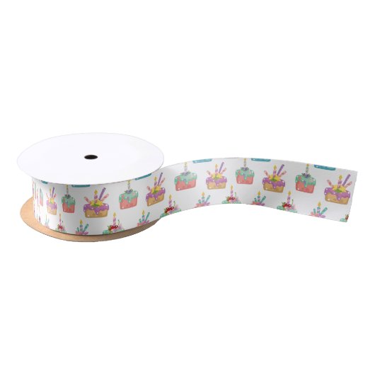 Celebration Cakes Satinband (Spule)