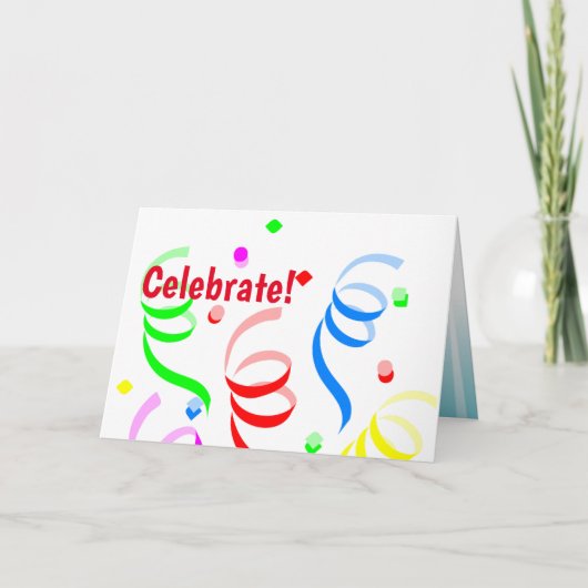 Celebration Card Feiertagskarte (Vorderseite)