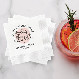 Celebration Cheers Doodle Serviette