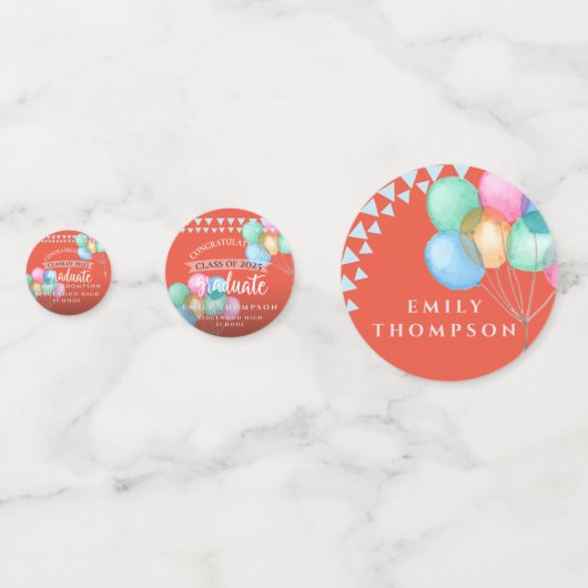 Celebration Class of 2023 Graduation Party Table Konfetti (Rückseiten)