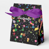 Celebration Confetti Muster Gefälligkeitsbox Geschenkschachtel (Vorderseite)