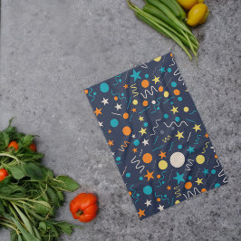 Celebration Confetti Shapes Geschirrtuch