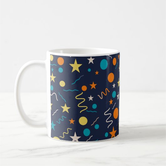 Celebration Confetti Shapes Kaffeetasse (Links)