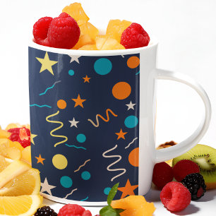 Celebration Confetti Shapes Kaffeetasse