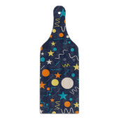 Celebration Confetti Shapes Schneidebrett (Vorderseite)