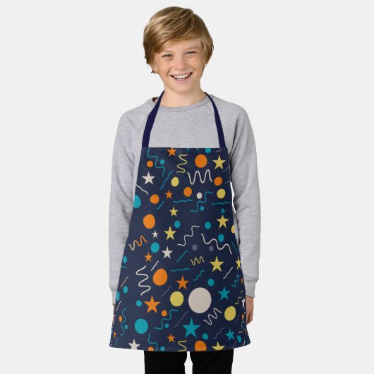 Celebration Confetti Shapes Schürze (Getragen)