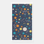 Celebration Confetti Shapes Serviette (Vorderseite)