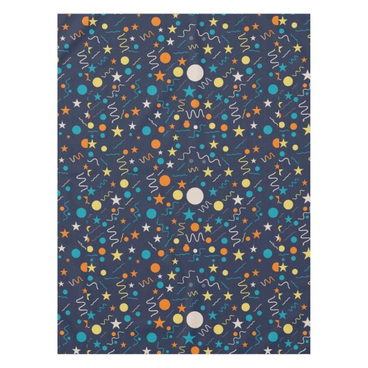 Celebration Confetti Shapes Tischdecke (Vorderseite)