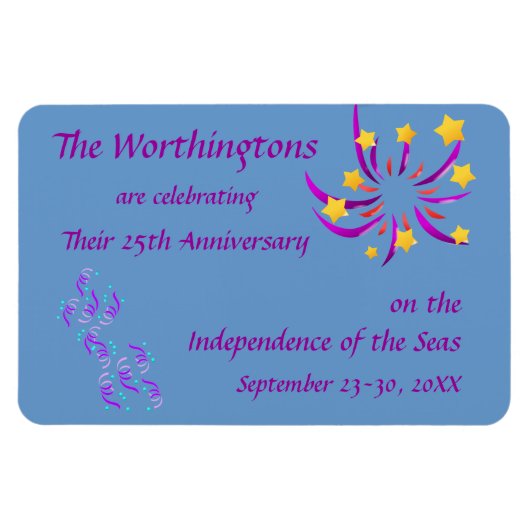 Celebration Cruise Magnet (Horizontal)