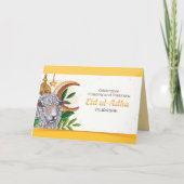 Celebration Custons and Traditions (Eid al-Adha) Dankeskarte (Vorderseite)