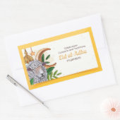 Celebration Custons and Traditions (Eid al-Adha) Rechteckiger Aufkleber (Umschlag)
