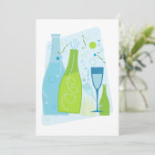 Celebration Drinks Einladung (Stehend Vorderseite)