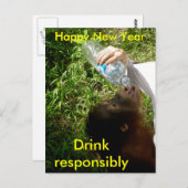 Celebration Drinks Postkarte (Vorne/Hinten)