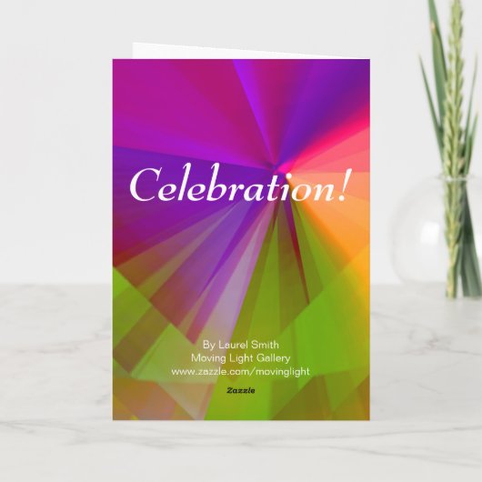 Celebration! Feiertagskarte (Rückseite)