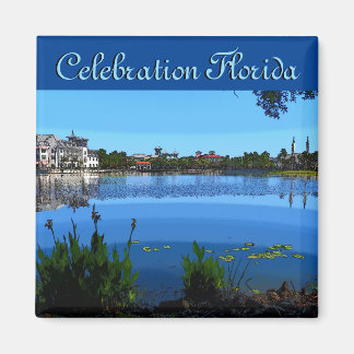 Celebration Florida Square Magnet mit Effekten
