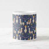 Celebration Lama Pattern Jumbo-Tasse (Vorderseite)