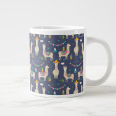 Celebration Lama Pattern Jumbo-Tasse (Rechts)