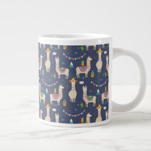 Celebration Lama Pattern Jumbo-Tasse