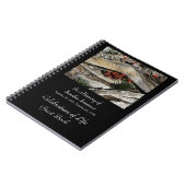 Celebration Life Guest Book, Red Blume Wood Notizblock (Linke Seite)