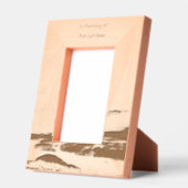 Celebration Life Keepake Storm Ozean Geätzte Rahmen (Links)