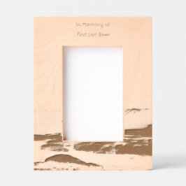 Celebration Life Keepake Storm Ozean Geätzte Rahmen