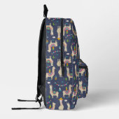 Celebration Llama Pattern Bedruckter Rucksack (Links)