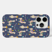 Celebration Llama Pattern Case-Mate iPhone Hülle (Rückseite (Horizontal))