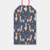 Celebration Llama Pattern Geschenkanhänger (Rückseite)