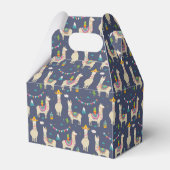 Celebration Llama Pattern Geschenkschachtel (Rückseite)