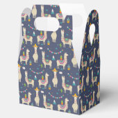 Celebration Llama Pattern Geschenkschachtel (Geöffnet)