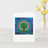 Celebration Mandala Note Card Karte (Gelbe Blume)