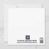 Celebration Newyear Feiertagskarte (Rückseite)