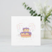 Celebration of Leap Year February 29 Gift Einladung (Stehend Vorderseite)