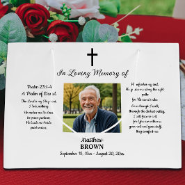 Celebration Of Life 1 Photo Bible Verse  Große Geschenktüte