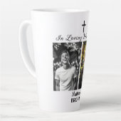 Celebration Of Life 2 Photos Funeral White Milchtasse (Linke Ecke)