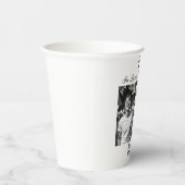 Celebration Of Life 2 Photos Funeral White Pappbecher (Rechts)