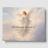  Celebration of Life - Angel Funeral Memorial Gästebuch (Vorderseite)