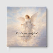  Celebration of Life - Angel Funeral Memorial Gästebuch (Vorderseite)