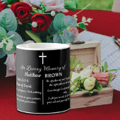 Celebration Of Life Bible Verse Funeral Keepsake Kaffeetasse