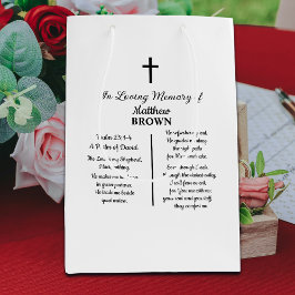 Celebration Of Life Bible Verse Funeral Mittlere Geschenktüte